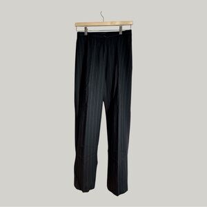 Piazza Sempione Pinstriped Pure New Wool Dress Slacks Made in Italy Size 38/7